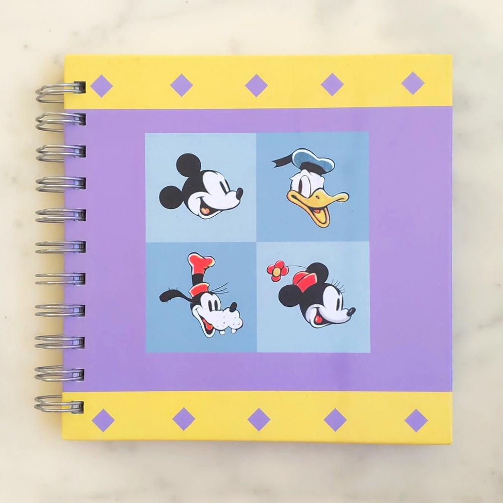 NWOT. Disney Mickey & Co. Small Hard Cover Journal Sketchbook Spiral Notebook.